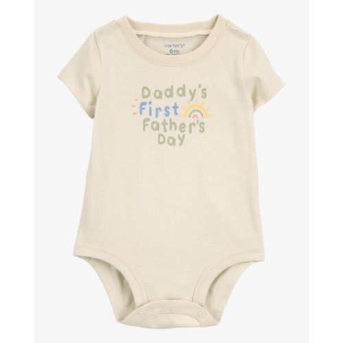 Baby 1st Father's Day Short-Sleeve Bodysuit - Carter's | Carter's