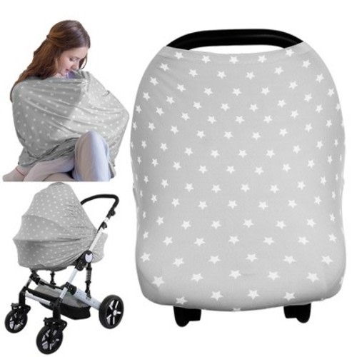 Keababies Baby Car Seat Cover, All-in-1 Nursing Cover, Car Seat Covers For Babies, Infant Car Seat Cover