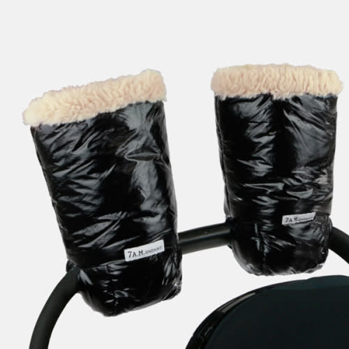 7AM Enfant Warmmuffs - Black Polar