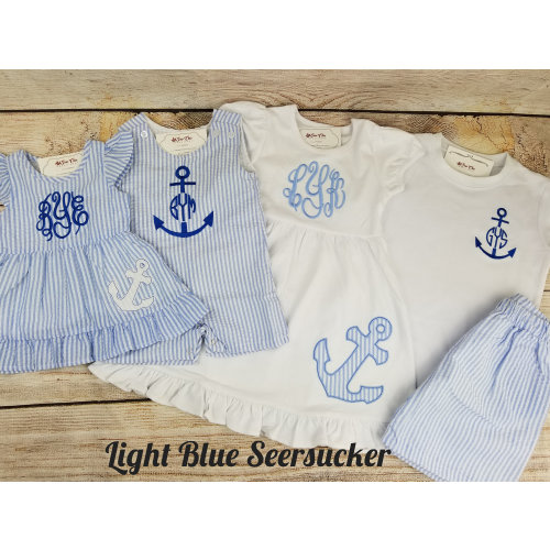 Matching Sibling Outfits, Beach Picture Anchor Outfits