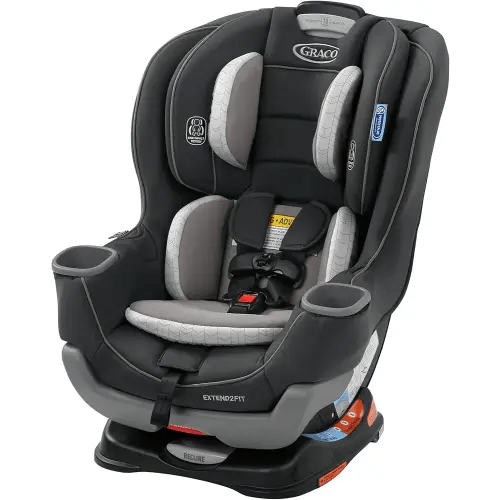 Graco Extend2Fit Convertible Car Seat, Rear-Facing and Forward-Facing, Extended Rear-Facing Seat Option, Redmond, Ideal for Newborns, Infants, and Toddlers