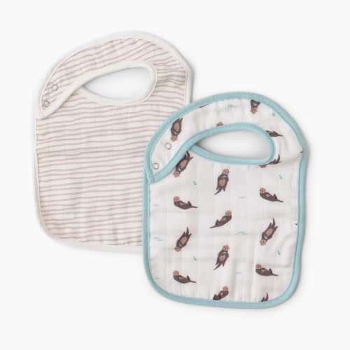 Bamboo Little Bamboo Snap Bib - Otter