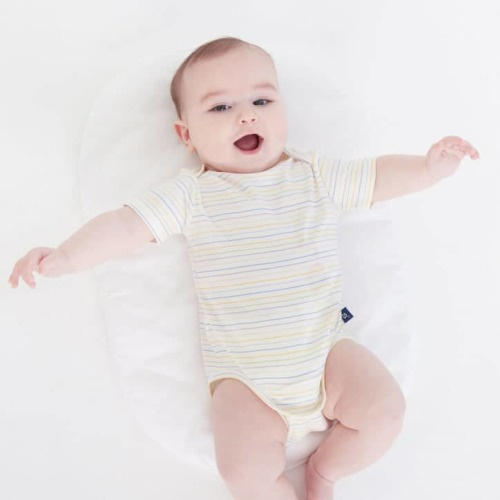 multi color stripe CloudStretch™ magnetic bodysuit – Magnetic Me
