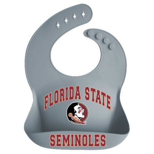 Infant Garb Florida State Seminoles Silicone Crumb Catcher Bib