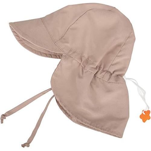 SimpliKids UPF 50+ UV Ray Sun Protection Baby Hat w/Neck Flap & Drawstring