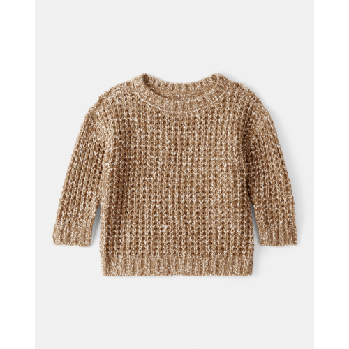 Baby Boy Textured Sweater - Khaki - Carter's | Carter's