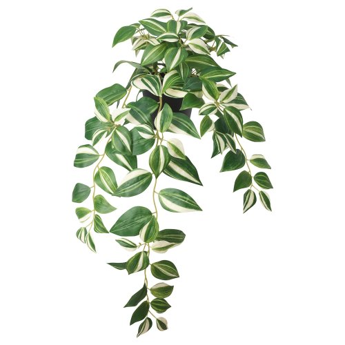 FEJKA Artificial potted plant - indoor/outdoor/tradescantia zebrina 4 ¾ "