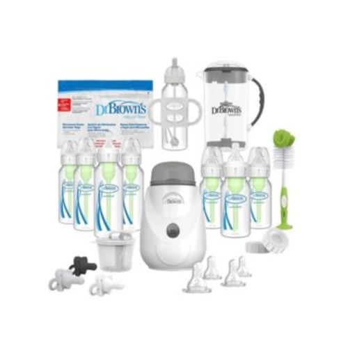 Dr. Browns 38 Piece Natural Flow Options+ All-in-One Baby Bottle Gift Set