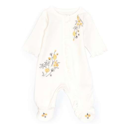 Little Me Baby Girls Preemie-3 Months Primrose Footie