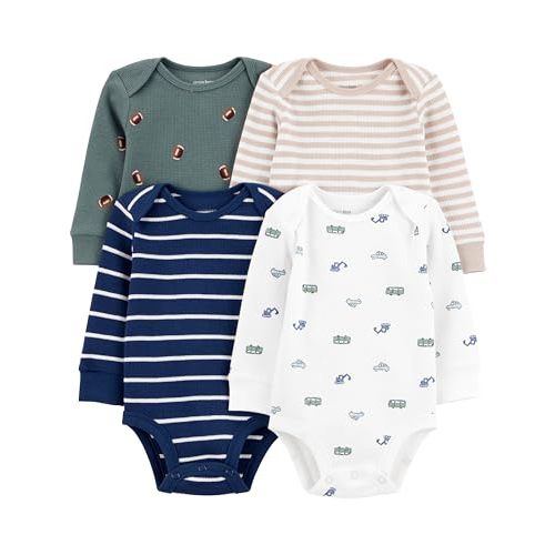 Simple Joys by Carter's baby-boys 4-pack Long-sleeve Bodysuit