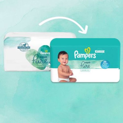 Pampers Aqua Pure Sensitive Baby Wipes