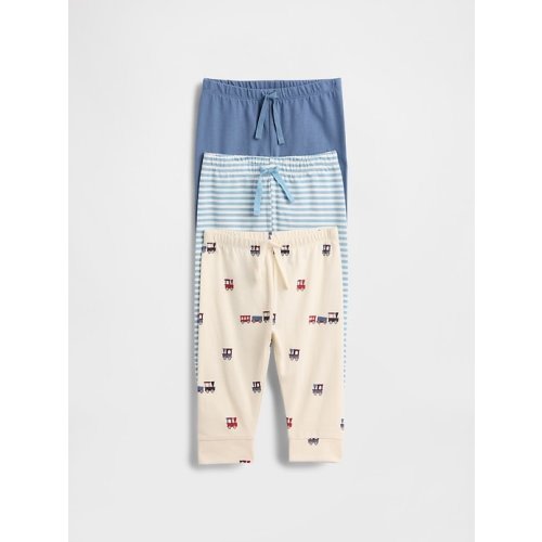 Baby First Favorites Organic Cotton Pull-On Pants (3-Pack)