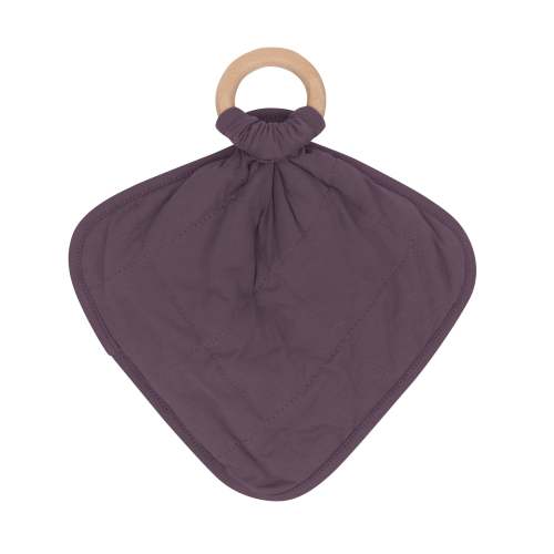 Lovey in Currant with Removable Teething Ring