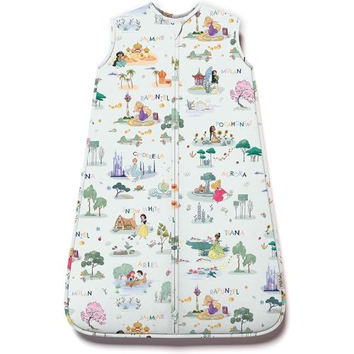 Milk Snob Disney Baby Sleep Sack – Newborn Sleep Sack with Wearable Easy Zip Closure - Unisex Baby Swaddle Sack (white, 0-6 Months)