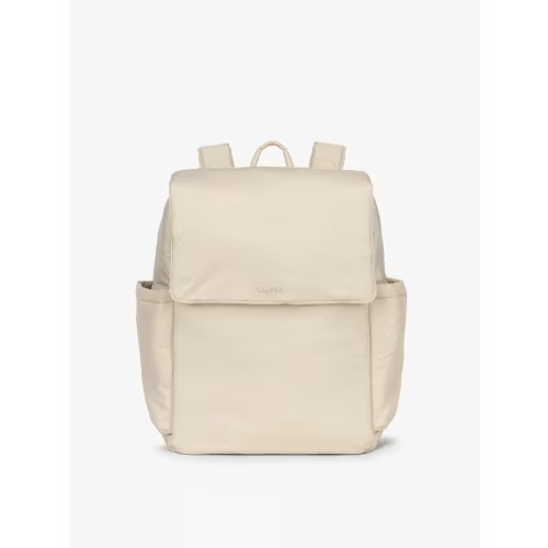 Diaper Backpack with Laptop Sleeve - Oatmeal