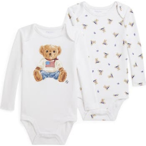 Assorted 2-Pack Cotton Bodysuits, 6M