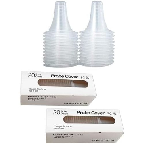 300pcs Ear Thermometer Probe Covers, Lens Filters, Refill Covers for All Braun themometer Thermometer Models Digital Thermometers Disposable Covers (300pcs)