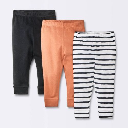 Baby 3pk Neutral Pants - Cloud Island™ Black, Size: 3-6M