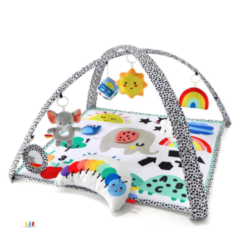Montessori Elephant Baby Play Gym & 7-in-1 Play Mat
