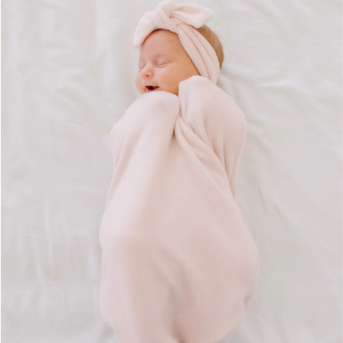 COCOON SWADDLE | Color: Plush Pink Cashmere | Size: Small