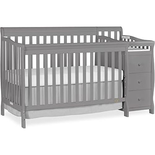 Dream On Me 5 in 1 Brody Convertible Crib with Changer