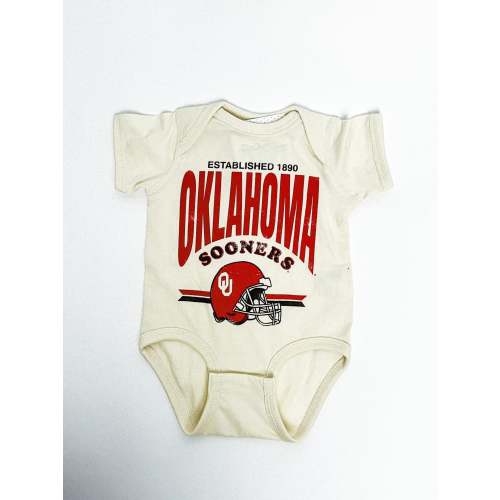 KIDS OU established helmet onesie ivory | Trendy Kids Apparel - Lush Fashion Lounge