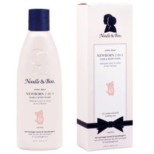 Noodle & Boo 2 in 1 Newborn Hair & Body Wash for Baby, Tear Free and Hypoallergenic, 8 Fl Oz (Pack of 1) C25