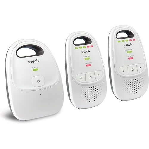 VTech Upgraded Baby Monitor with Rechargeable Battery, Long Range, Crystal-Clear Sound, and Alerts