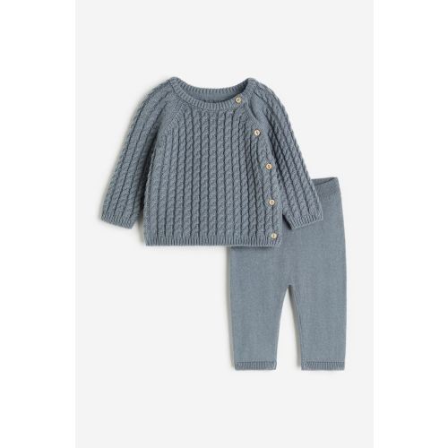 2-piece Knit Cotton Set