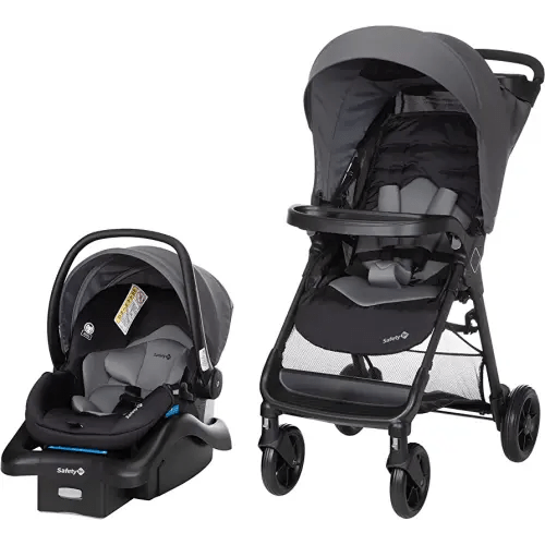 Safety 1st Smooth Ride Travel System with OnBoard 35 LT Infant Car Seat, Monument