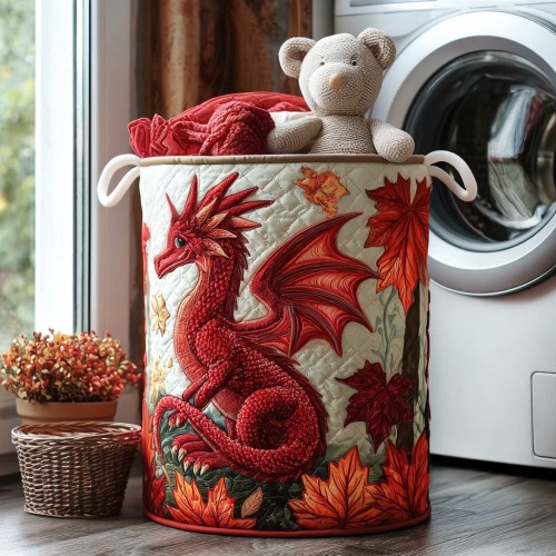 Crimson Roar Quilted Laundry Basket NCU0NNT1098 – Quiltnest