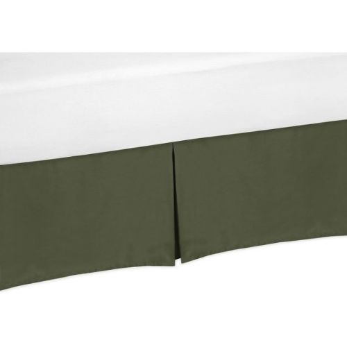 Sweet Jojo Designs Boy Baby Crib Bed Skirt Woodland Camo Collection Green