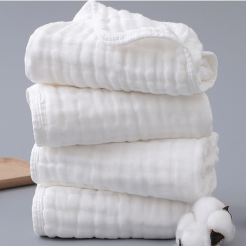 10 Pack Muslin Burp Cloths 100% Cotton Large