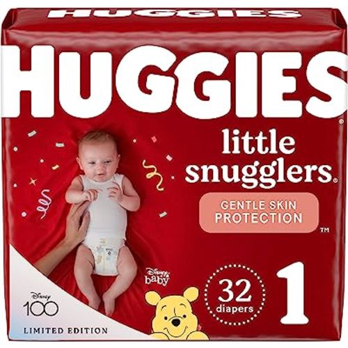 Huggies Little Snugglers Diapers | Size 1, 32 Count