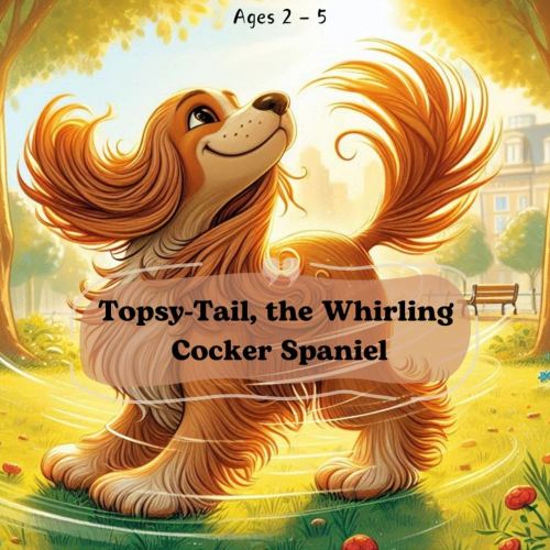 Topsy-Tail, the Whirling Cocker Spaniel: Story book for babies and toddlers (Story books for children)