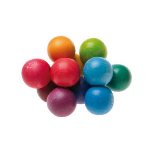 Grimm's Wooden Toys | Color Bead Grasping Toy