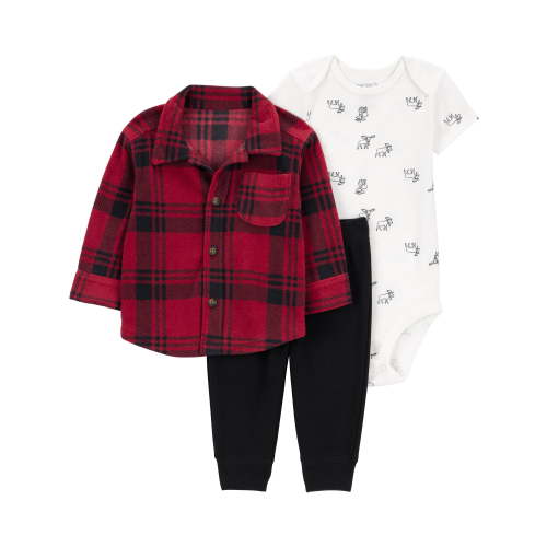 Carter's Child of Mine Baby Boy Cardigan Outfit Set, 3-Piece, Sizes 0/3-24 Months