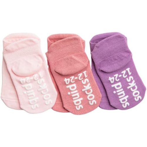 squid socks Unisex Cotton Socks | 0-6M, 6-12M, 12-24M, & 2T-3T | Grip Socks that Stay On | As Seen on Shark Tank | Ciara