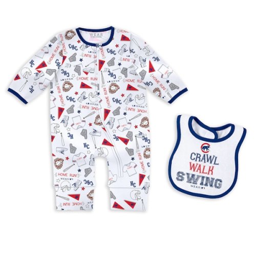 Newborn & Infant Chicago Cubs WEAR by Erin Andrews Sleep & Play Set