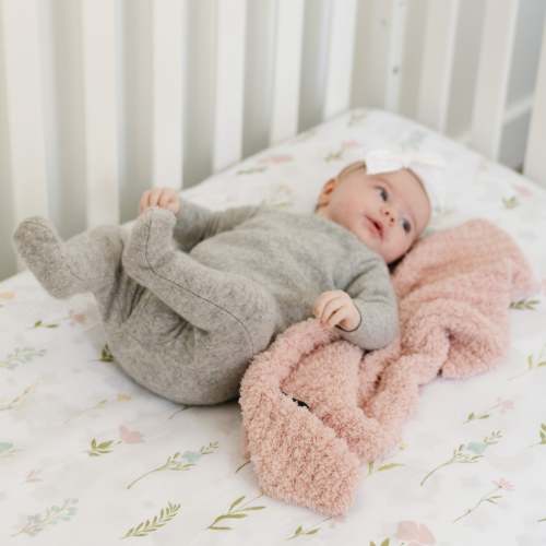 COTTON MUSLIN CRIB SHEETS - PINE