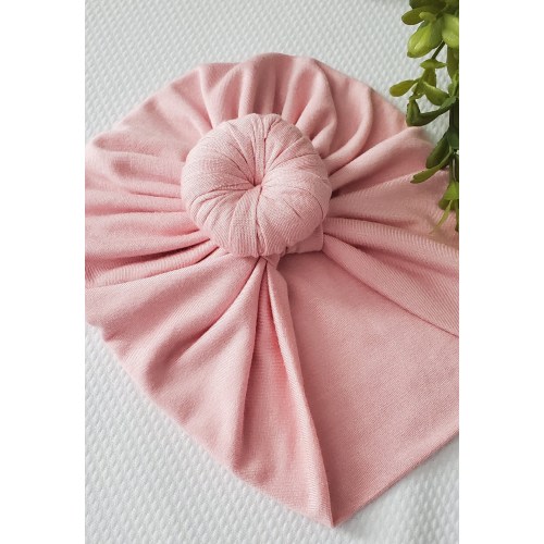 Pink baby turban, Pink Baby Hat, Pink Toddler turban, Pink Toddler Hat, Knotted Turban, Knotted hat, Baby hat turbans, Pink headwrap