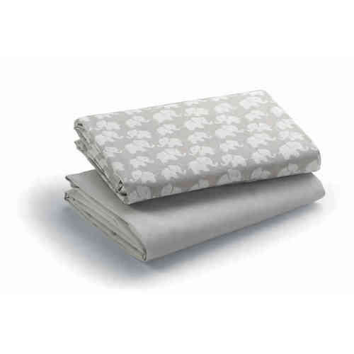 Graco® Waterproof Playard Sheets with SnugFit Pockets in Grey (2-Pack)