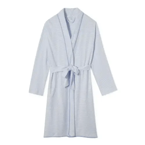 LAKE | Women | Pima Cotton Pajamas | French Blue Pima Robe