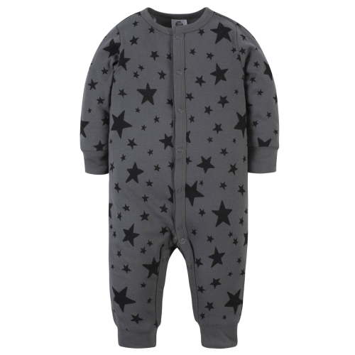 Modern Moments by Gerber Baby Boys Mitten Cuff Coverall, NB