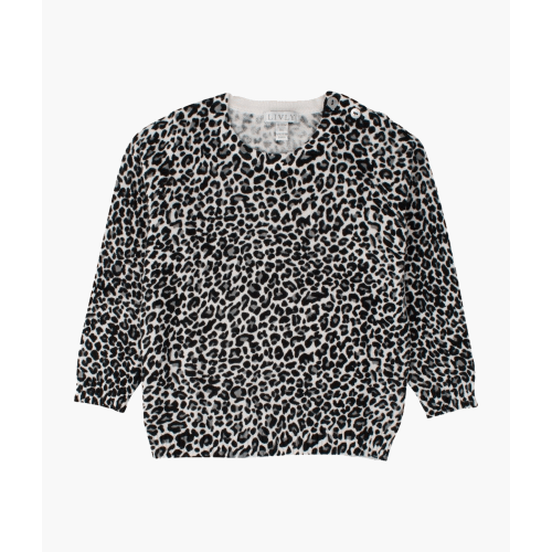 Leopard Knit Sweater