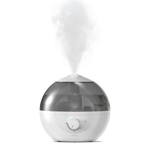 Homedics Top-fill Easy To Clean Ultrasonic Cool Mist Humidifier With Night Light And Aromatherapy: 300-500 Sq. Ft., No Filter Needed, 30-hour Run Time