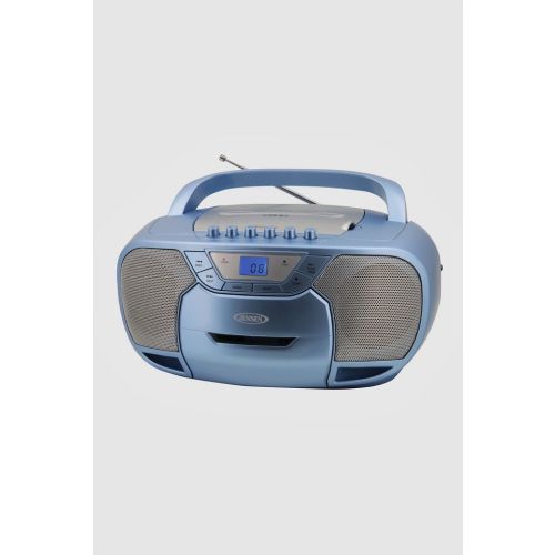 Jensen CD590 Portable Bluetooth CD Cassette AM/FM Boombox