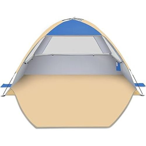 Sun Shelter with UPF 50+ UV Protection, Lightweight & Easy Setup. Shade Canopy, Portable Beach Shade Tent