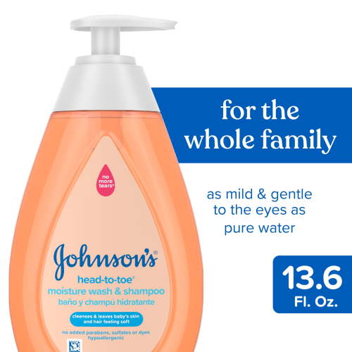 Johnson's Head-To-Toe Gentle Baby Moisture Wash & Shampoo