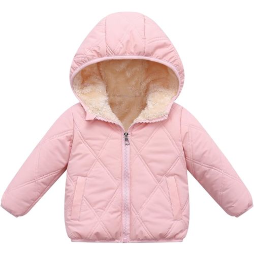 Baby girls winter coats toddler outerwear snow jackets infant boys warm clothes